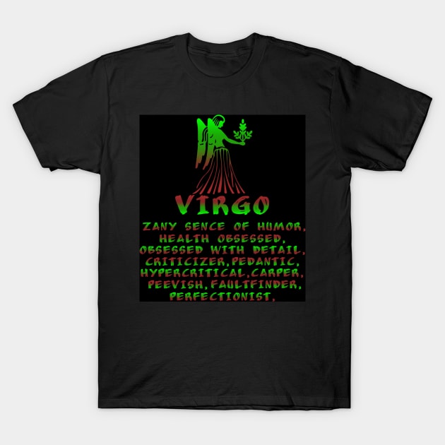 Other Side Of The Zodiac – Virgo T-Shirt by Dark Of The Moon